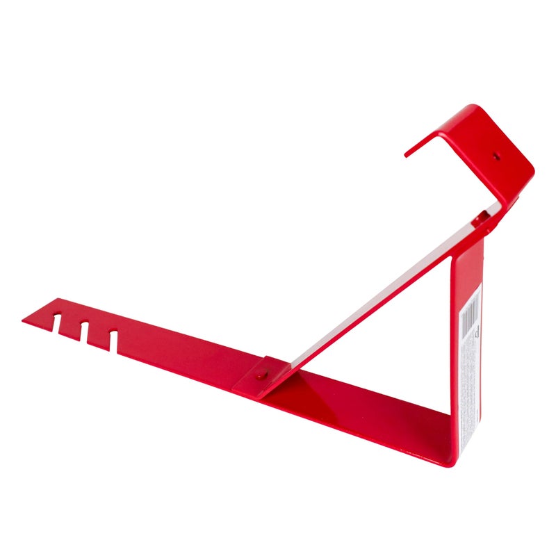 Guardian Fall Protection Guardian 2501 Fixed Roofing Bracket for 45 Degree Roof Pitch 10 Inch by 45-Degree Fixed Angle Platform Powder Coated Red OSHA Compliant - Image 4